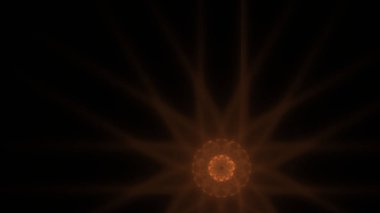 Fantezi kaotik renkli fraktal desen. Soyut Fraktal şekiller. 3D render resimde arka plan veya duvar kağıdı.