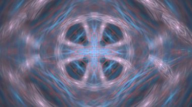 Fantezi kaotik renkli fraktal desen. Soyut Fraktal şekiller. 3D render resimde arka plan veya duvar kağıdı.