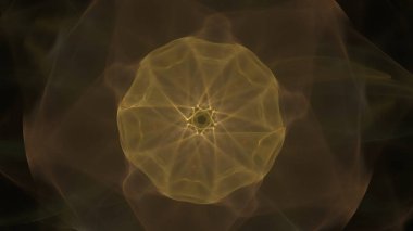 Fantezi kaotik renkli fraktal desen. Soyut Fraktal şekiller. 3D render resimde arka plan veya duvar kağıdı.