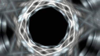 Fantezi kaotik renkli fraktal desen. Soyut Fraktal şekiller. 3D render resimde arka plan veya duvar kağıdı.