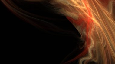 Fantezi kaotik renkli fraktal desen. Soyut Fraktal şekiller. 3D render resimde arka plan veya duvar kağıdı.