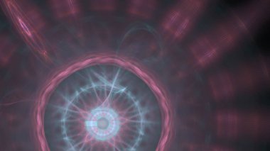 Fantezi kaotik renkli fraktal desen. Soyut Fraktal şekiller. 3D render resimde arka plan veya duvar kağıdı.