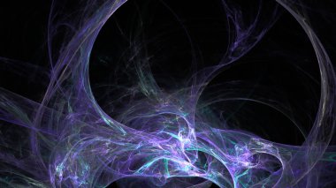 Fantezi kaotik renkli fraktal desen. Soyut Fraktal şekiller. 3D render resimde arka plan veya duvar kağıdı.