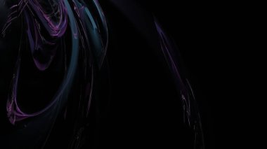 Fantezi kaotik renkli fraktal desen. Soyut Fraktal şekiller. 3D render resimde arka plan veya duvar kağıdı.