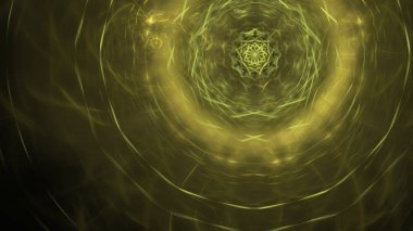 Fantezi kaotik renkli fraktal desen. Soyut Fraktal şekiller. 3D render resimde arka plan veya duvar kağıdı.