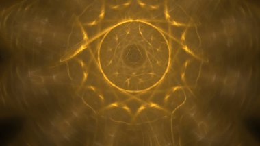 Fantezi kaotik renkli fraktal desen. Soyut Fraktal şekiller. 3D render resimde arka plan veya duvar kağıdı.