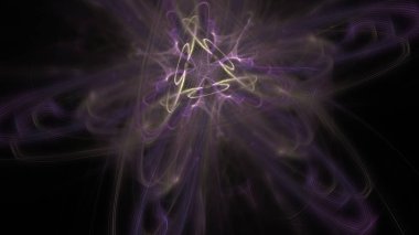 Fantezi kaotik renkli fraktal desen. Soyut Fraktal şekiller. 3D render resimde arka plan veya duvar kağıdı.