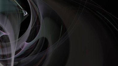 Fantezi kaotik renkli fraktal desen. Soyut Fraktal şekiller. 3D render resimde arka plan veya duvar kağıdı.