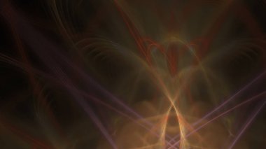 Fantezi kaotik renkli fraktal desen. Soyut Fraktal şekiller. 3D render resimde arka plan veya duvar kağıdı.