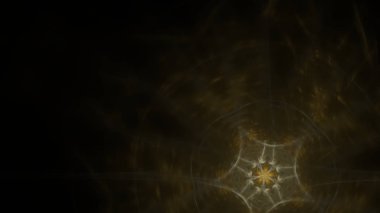 Fantezi kaotik renkli fraktal desen. Soyut Fraktal şekiller. 3D render resimde arka plan veya duvar kağıdı.