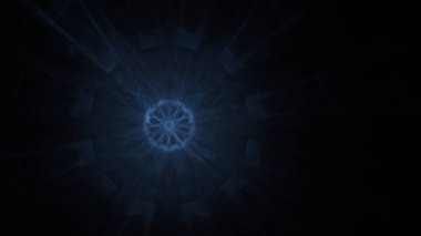 Fantezi kaotik renkli fraktal desen. Soyut Fraktal şekiller. 3D render resimde arka plan veya duvar kağıdı.