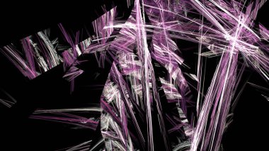 Fantezi kaotik renkli fraktal desen. Soyut Fraktal şekiller. 3D render resimde arka plan veya duvar kağıdı.