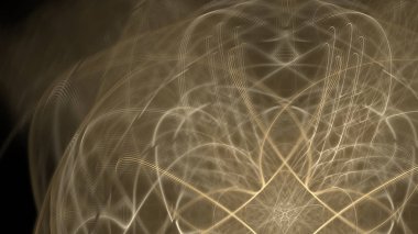 Fantezi kaotik renkli fraktal desen. Soyut Fraktal şekiller. 3D render resimde arka plan veya duvar kağıdı.