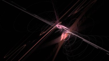 Fantezi kaotik renkli fraktal desen. Soyut Fraktal şekiller. 3D render resimde arka plan veya duvar kağıdı.