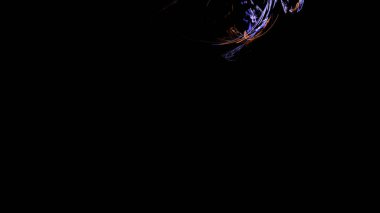 Fantezi kaotik renkli fraktal desen. Soyut Fraktal şekiller. 3D render resimde arka plan veya duvar kağıdı.