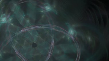 Fantezi kaotik renkli fraktal desen. Soyut Fraktal şekiller. 3D render resimde arka plan veya duvar kağıdı.