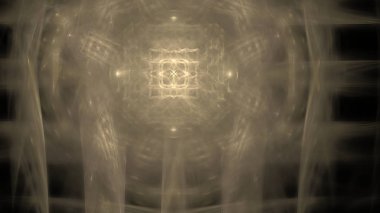 Fantezi kaotik renkli fraktal desen. Soyut Fraktal şekiller. 3D render resimde arka plan veya duvar kağıdı.