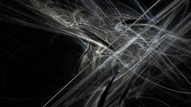 Fantezi kaotik renkli fraktal desen. Soyut Fraktal şekiller. 3D render resimde arka plan veya duvar kağıdı.