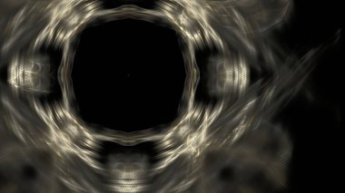 Fantezi kaotik renkli fraktal desen. Soyut Fraktal şekiller. 3D render resimde arka plan veya duvar kağıdı.