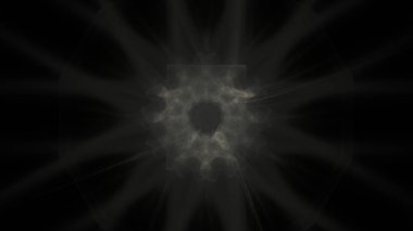 Fantezi kaotik renkli fraktal desen. Soyut Fraktal şekiller. 3D render resimde arka plan veya duvar kağıdı.