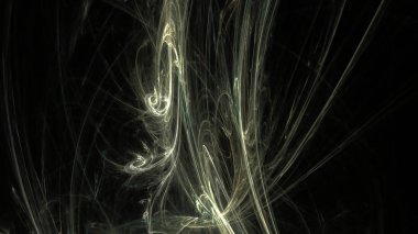 Fantezi kaotik renkli fraktal desen. Soyut Fraktal şekiller. 3D render resimde arka plan veya duvar kağıdı.