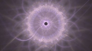 Fantezi kaotik renkli fraktal desen. Soyut Fraktal şekiller. 3D render resimde arka plan veya duvar kağıdı.