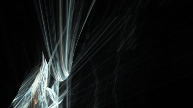 Fantezi kaotik renkli fraktal desen. Soyut Fraktal şekiller. 3D render resimde arka plan veya duvar kağıdı.