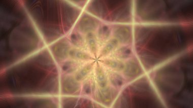 Fantezi kaotik renkli fraktal desen. Soyut Fraktal şekiller. 3D render resimde arka plan veya duvar kağıdı.