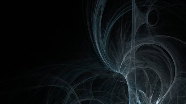 Fantezi kaotik renkli fraktal desen. Soyut Fraktal şekiller. 3D render resimde arka plan veya duvar kağıdı.