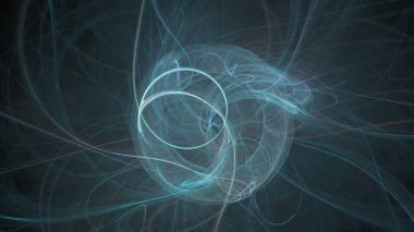 Fantezi kaotik renkli fraktal desen. Soyut Fraktal şekiller. 3D render resimde arka plan veya duvar kağıdı.