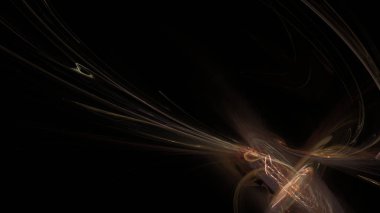 Fantezi kaotik renkli fraktal desen. Soyut Fraktal şekiller. 3D render resimde arka plan veya duvar kağıdı.