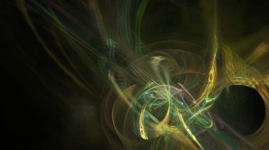 Fantezi kaotik renkli fraktal desen. Soyut Fraktal şekiller. 3D render resimde arka plan veya duvar kağıdı.