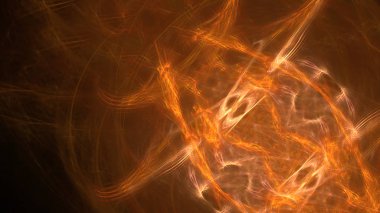 Fantezi kaotik renkli fraktal desen. Soyut Fraktal şekiller. 3D render resimde arka plan veya duvar kağıdı.