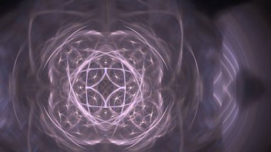 Fantezi kaotik renkli fraktal desen. Soyut Fraktal şekiller. 3D render resimde arka plan veya duvar kağıdı.