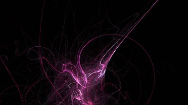 Fantezi kaotik renkli fraktal desen. Soyut Fraktal şekiller. 3D render resimde arka plan veya duvar kağıdı.