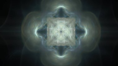 Fantezi kaotik renkli fraktal desen. Soyut Fraktal şekiller. 3D render resimde arka plan veya duvar kağıdı.