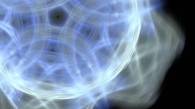 Fantezi kaotik renkli fraktal desen. Soyut Fraktal şekiller. 3D render resimde arka plan veya duvar kağıdı.