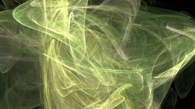 Fantezi kaotik renkli fraktal desen. Soyut Fraktal şekiller. 3D render resimde arka plan veya duvar kağıdı.