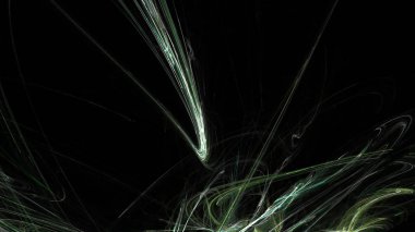 Fantezi kaotik renkli fraktal desen. Soyut Fraktal şekiller. 3D render resimde arka plan veya duvar kağıdı.