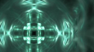 Fantezi kaotik renkli fraktal desen. Soyut Fraktal şekiller. 3D render resimde arka plan veya duvar kağıdı.