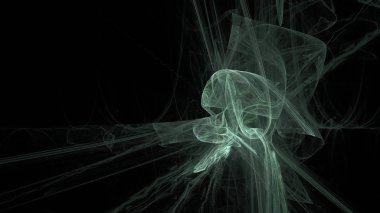 Fantezi kaotik renkli fraktal desen. Soyut Fraktal şekiller. 3D render resimde arka plan veya duvar kağıdı.