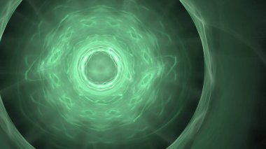 Fantezi kaotik renkli fraktal desen. Soyut Fraktal şekiller. 3D render resimde arka plan veya duvar kağıdı.