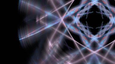 Fantezi kaotik renkli fraktal desen. Soyut Fraktal şekiller. 3D render resimde arka plan veya duvar kağıdı.