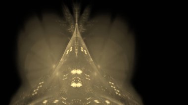 Fantezi kaotik renkli fraktal desen. Soyut Fraktal şekiller. 3D render resimde arka plan veya duvar kağıdı.