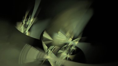 Fantezi kaotik renkli fraktal desen. Soyut Fraktal şekiller. 3D render resimde arka plan veya duvar kağıdı.