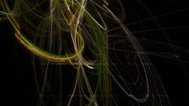 Fantezi kaotik renkli fraktal desen. Soyut Fraktal şekiller. 3D render resimde arka plan veya duvar kağıdı.