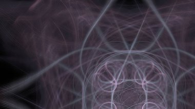 Fantezi kaotik renkli fraktal desen. Soyut Fraktal şekiller. 3D render resimde arka plan veya duvar kağıdı.