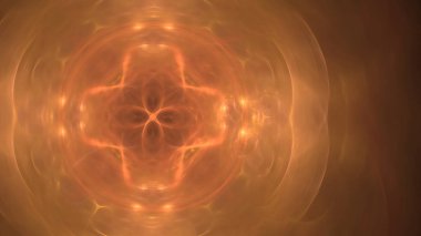 Fantezi kaotik renkli fraktal desen. Soyut Fraktal şekiller. 3D render resimde arka plan veya duvar kağıdı.