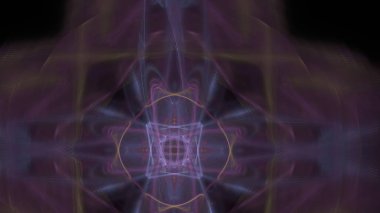 Fantezi kaotik renkli fraktal desen. Soyut Fraktal şekiller. 3D render resimde arka plan veya duvar kağıdı.