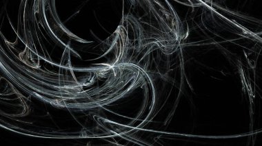 Fantezi kaotik renkli fraktal desen. Soyut Fraktal şekiller. 3D render resimde arka plan veya duvar kağıdı.